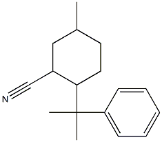 (+)-8-Phenylneomenthyl cyanide Struktur