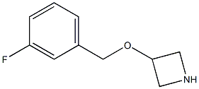 3-[(3-Fluorobenzyl)oxy]azetidine|
