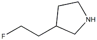 3-(2-Fluoroethyl)pyrrolidine Struktur