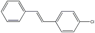 benzene, 1-chloro-4-[(E)-2-phenylethenyl]- Struktur