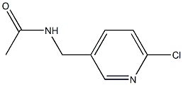 acetamide, N-[(6-chloro-3-pyridinyl)methyl]- Struktur