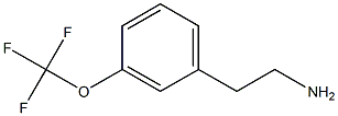 3-Trifluoromethoxyphenethylamine Structure