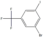 3-碘-5-溴三氟甲苯,,结构式