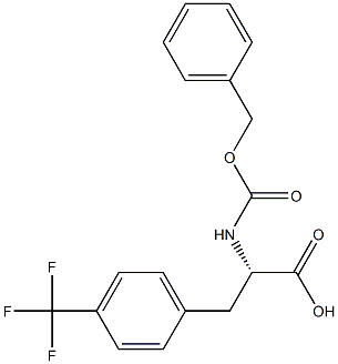 Cbz-4-Trifluoromethyl-L-Phenylalanine Struktur