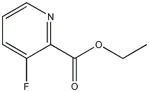 3-Fluoropyridine-2-carboxylic acid ethyl ester Struktur