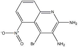 2,3-Diamino-4-bromonitroquinoline Struktur