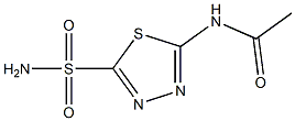 Acetazolamide for system suitability Struktur