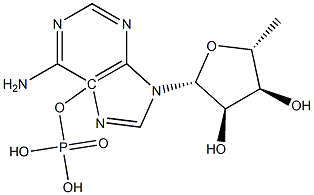 5-adenosine-phosphate 化学構造式