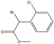 Α-溴代邻氯苯乙酸甲酯, , 结构式