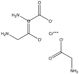 甘氨酸铬,,结构式