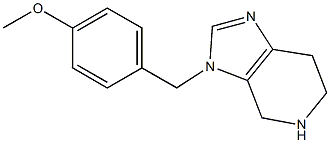 3-(4-methoxybenzyl)-4,5,6,7-tetrahydro-3H-imidazo[4,5-c]pyridine Structure
