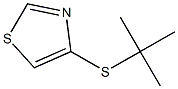 4-(tert-butylthio)thiazole Struktur
