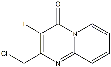 2-(chloromethyl)-3-iodo-4H-pyrido[1,2-a]pyrimidin-4-one Structure