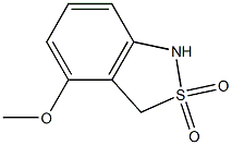 4-methoxy-1,3-dihydro-2,1-benzisothiazole 2,2-dioxide 化学構造式
