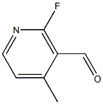 2-fluoro-4-methylnicotinaldehyde Struktur