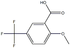 2-Methoxy-5-(trifluoromethyl)benzoic acid, 97+% 结构式