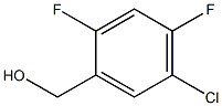 (5-chloro-2,4-difluorophenyl)methanol,,结构式