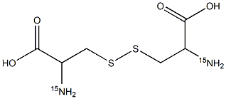 DL-Cystine-15N2 Structure