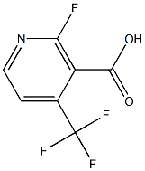 2-氟-4-(三氟甲基)烟酸,,结构式