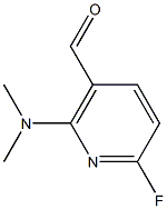 2-(dimethylamino)-6-fluoronicotinaldehyde Structure