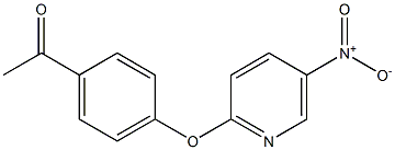 1-(4-(5-nitropyridin-2-yloxy)phenyl)ethanone Structure