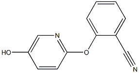2-(5-hydroxypyridin-2-yloxy)benzonitrile Structure