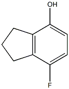 7-Fluoro-2,3-dihydro-1H-inden-4-ol,,结构式