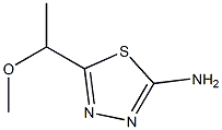 5-(1-Methoxyethyl)-1,3,4-thiadiazol-2-amine Struktur