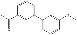 1-(3'-Methoxy[1,1'-biphenyl]-3-yl)ethan-1-one 结构式