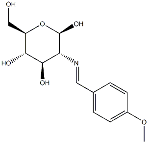 N-(4-Methoxybenzylidene)-b-D-glucosamine Structure