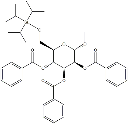 Methyl 2,3,4-tri-O-benzoyl-6-O-triisopropylsilyl-a-D-mannopyranoside