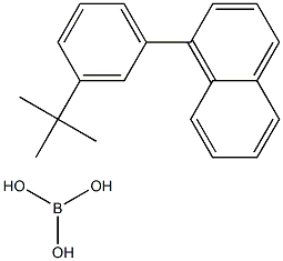 M-tert-butylphenylnaphthalene borate 化学構造式
