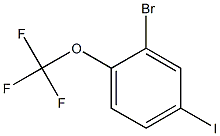 2-溴-4-碘三氟甲氧基苯,,结构式