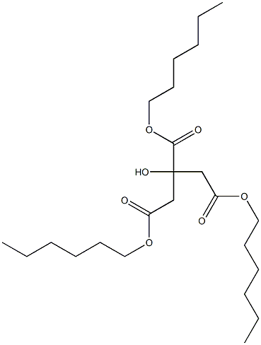 trihexyl citrate Structure