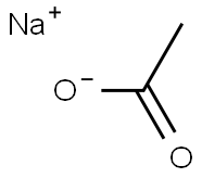 乙酸钠溶液(3MOL/L,PH4.8,RNASE FREE), , 结构式