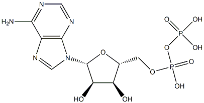 Adenosine diphosphate solution (ADP, 1MMOL/L) Structure