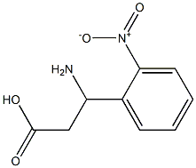 (RS)-3-amino-3-(2-nitrophenyl)propionic acid Structure
