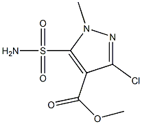 1-methyl-3-chloro-4-methoxycarbonyl-5-pyrazolesulfonamide