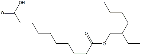 癸二酸(2-乙基己)酯,,结构式