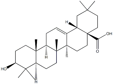Oleanolic acid Struktur