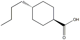 反式4-正丁基环己甲酸, , 结构式