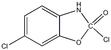 2,6-二氯苯并噁唑酮, , 结构式