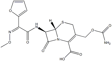 Cefuroxime impurity 4 化学構造式