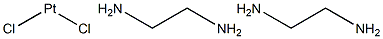 Dichlorodiethylenediamine platinum Structure