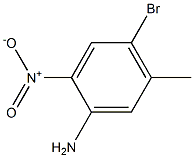 2-硝基-4-溴-5-甲基苯胺,,结构式