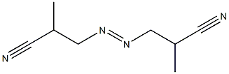 偶氮二异更腈, , 结构式