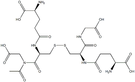 乙酰基谷胱甘肽 结构式