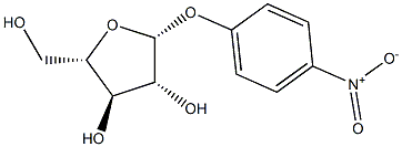 4-Nitrophenyl b-L-arabinofuranoside 结构式