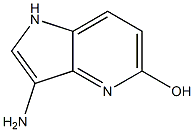 3-Amino-1H-pyrrolo[3,2-b]pyridin-5-ol Struktur