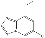 6-Chloro-8-methoxy-[1,2,4]triazolo[1,5-a]pyridine Structure
